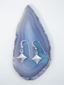 Loved silver earrings