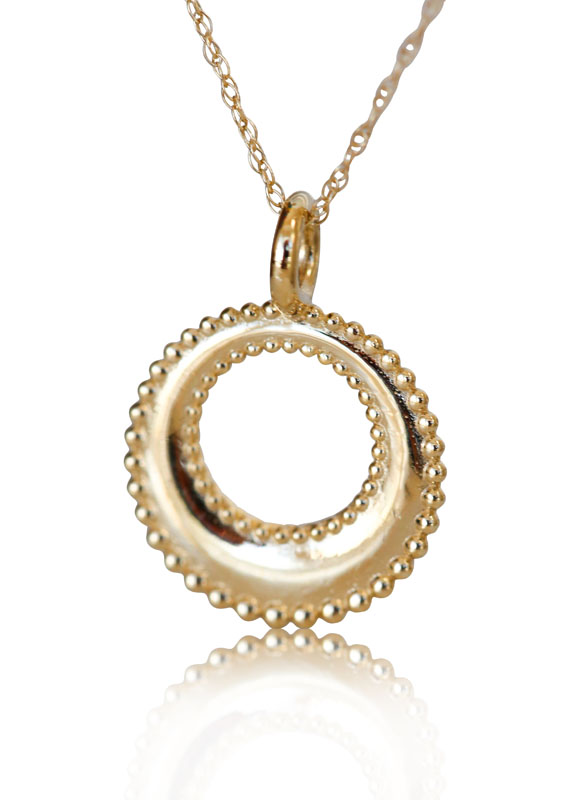 14k gold moon necklace, moon jewelry