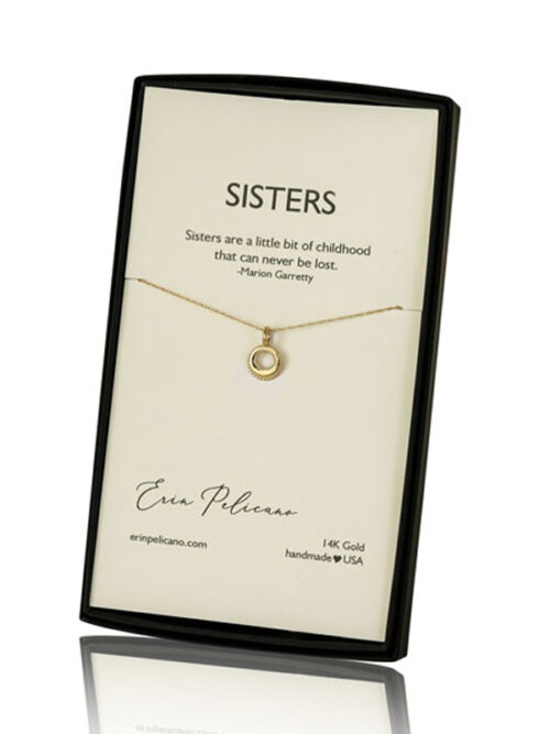 sister necklace, sister jewelry, maid of honor jewelry gift, sisterhood jewelry
