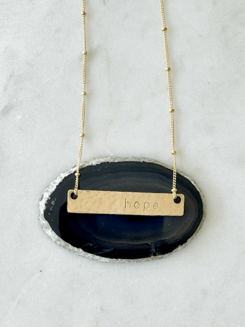 Gold Dipped Hope Bar
