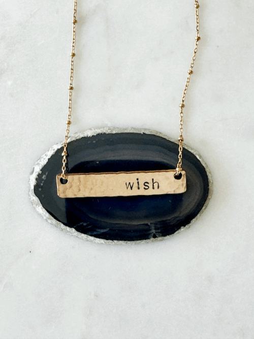 Gold Dipped Wish Bar
