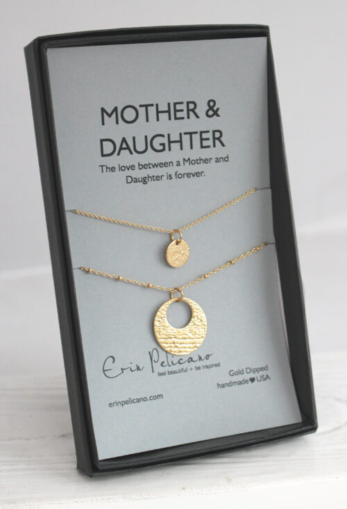 Mother Daughter Necklace Set, mom daughter jewelry