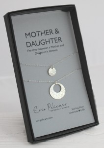 Mom Jewelry, Mother Daughter Necklace Set, Mother of the Bride Gift