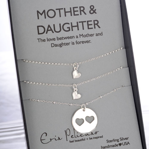 Mother 2 Daugther Infinity Necklace, Mother Daughter Jewelry, Mothers Day  Gift, Heart Cutout Charm, Two Childrens Mom Birthday Gift Set - Etsy