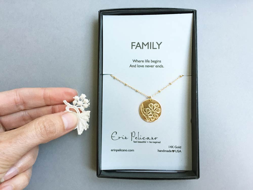 Create Your Heirloom Treasure with Custom Embossed Gold and Silver Necklaces