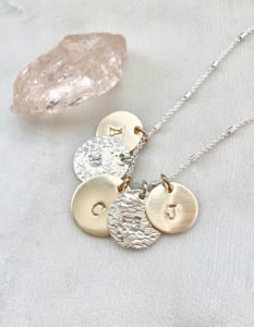 mom necklace, initial necklace