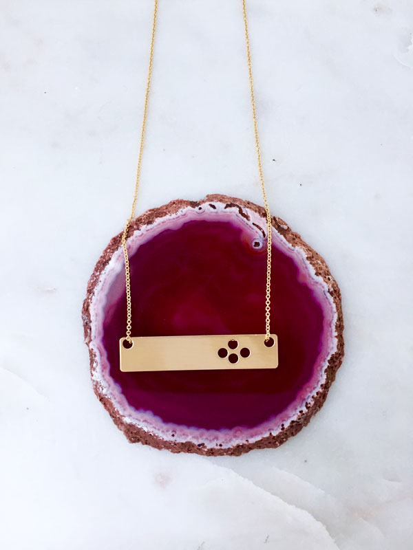 Happy Birthday Bar Necklace | Shop Erin Pelicano Jewelry