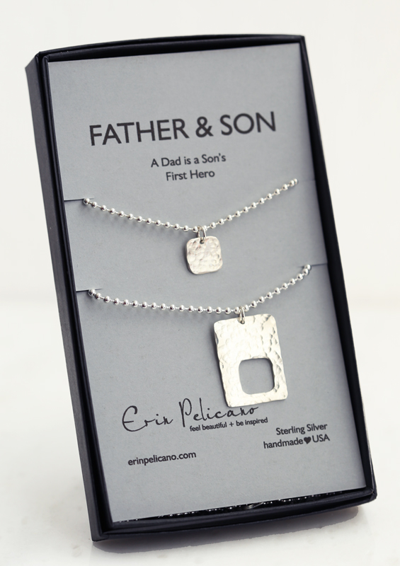 father son gift, father son jewelry