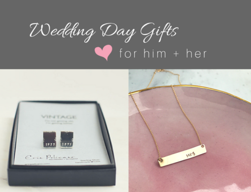 Bride and Groom Wedding Gift Exchange Ideas