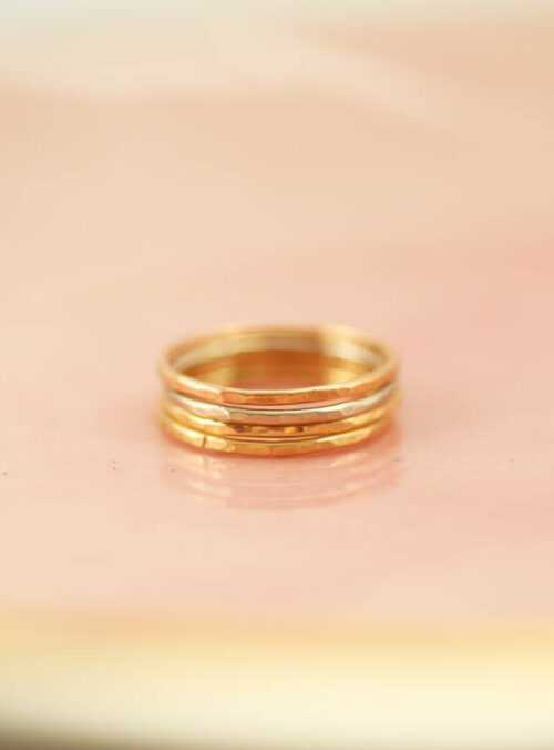 mom rings, family jewelry, gold stacking rings