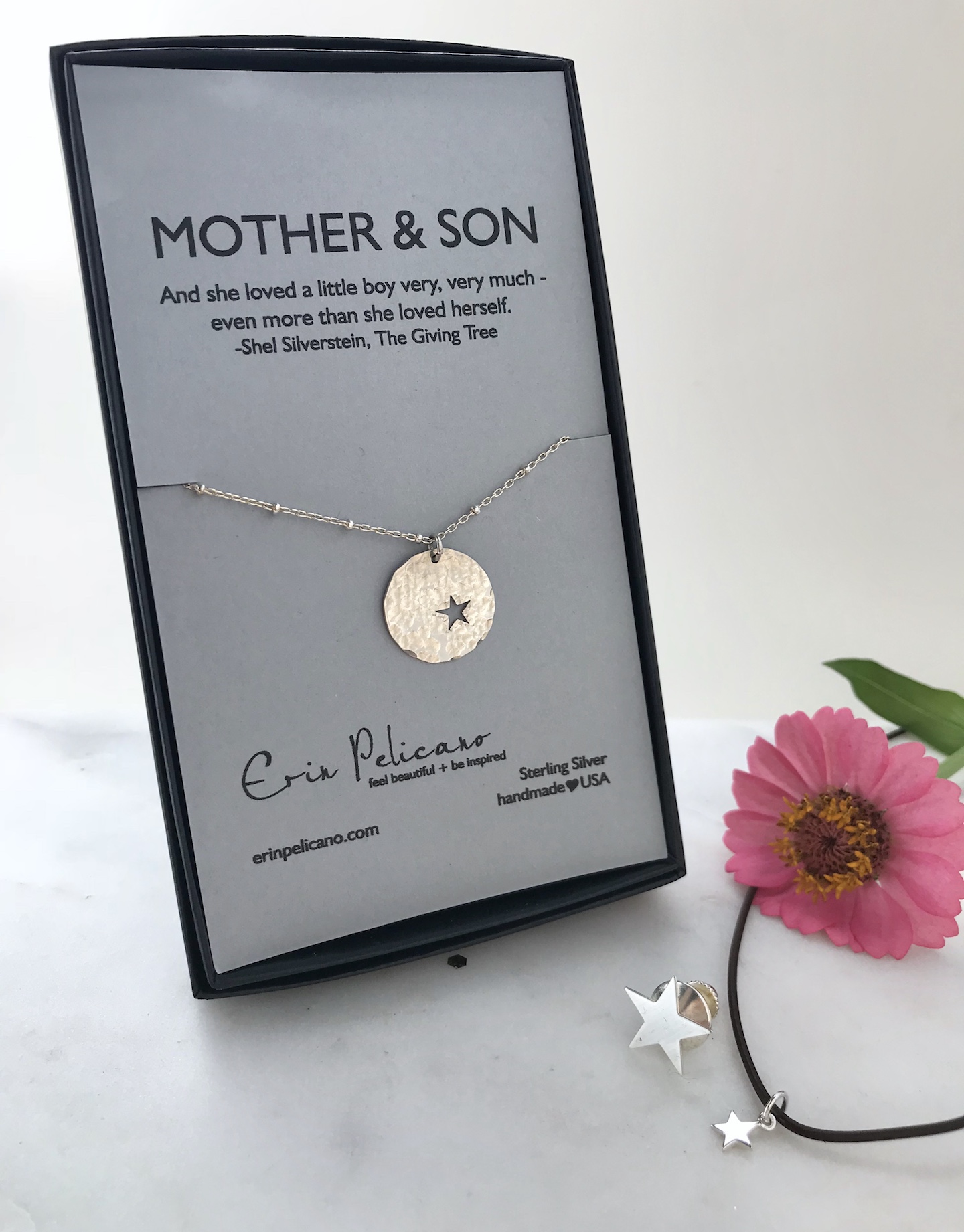 mom necklace from son