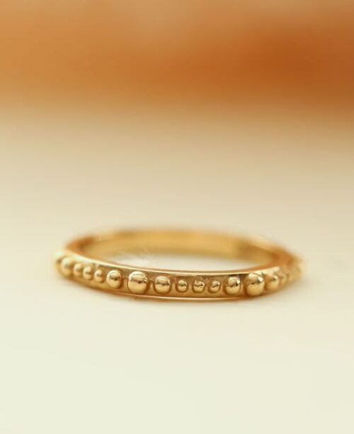 gold stacking ring