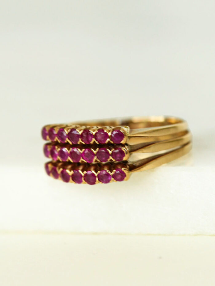 Vintage Mid Century Rubies