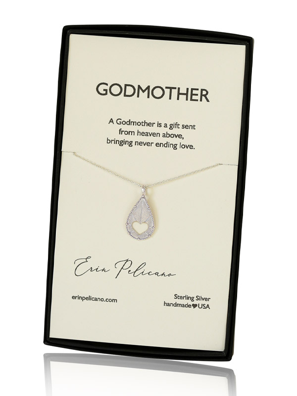 godmother necklace, godmother jewelry, godmother gift, will you be my godmother