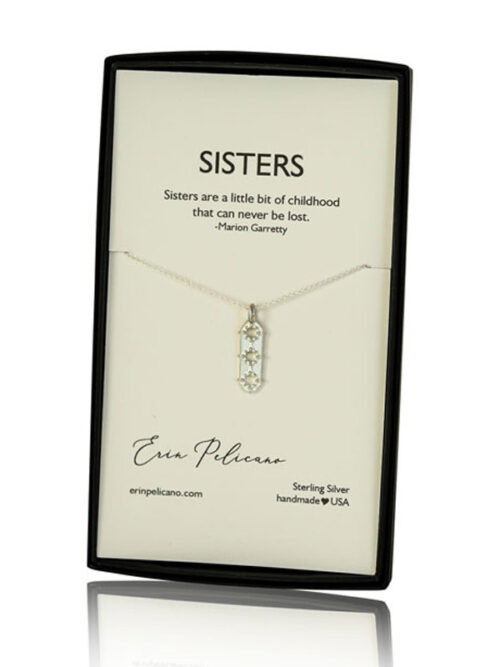 sister necklace, sisterhood jewelry, bridesmaid gift, sisters jewelry