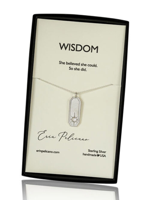 wisdom necklace, graduation gift, meaningful jewelry for her