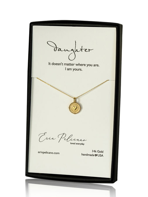 Father and Daughter Necklace in 14K Gold – YFN JEWELRY PLUS